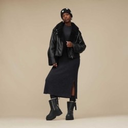 UGG Esmee Leather Boot Tige Haute Style Bottine